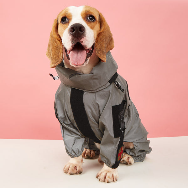 Reflective Four Legged Raincoat