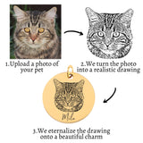 Cat Portrait Necklace