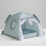 Cat Tent With Enclosed Pet Bed