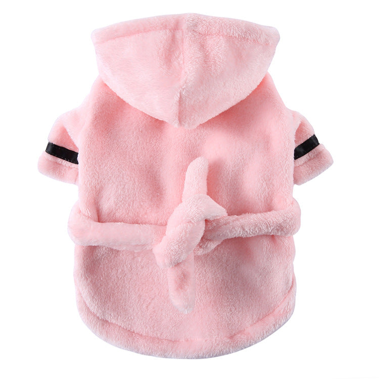 Pet Absorbent Bathrobe